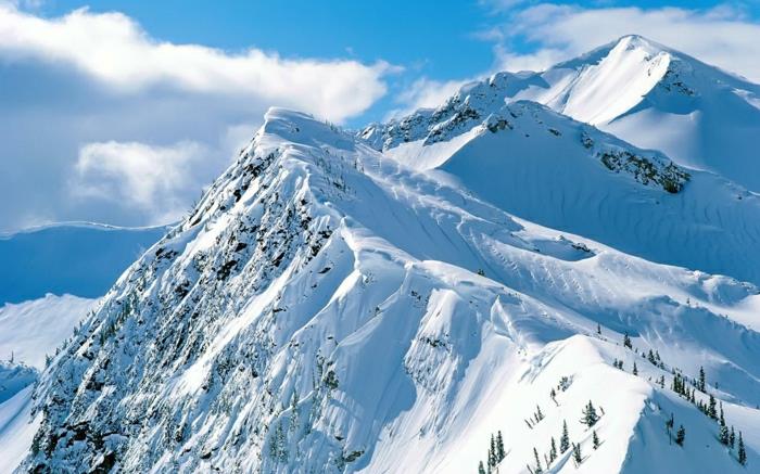snehové pyreneje-krása-skutočnej prírody-zimné-imidž-soummet