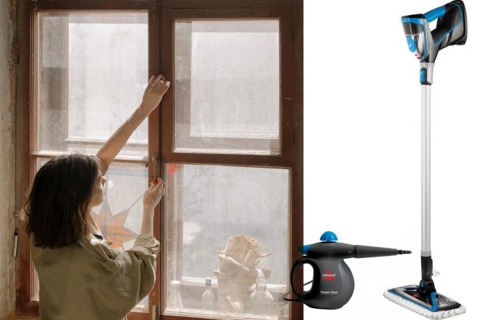 ľahký čistič okien parný čistič, ktorý typ ručný parný mop parný čistič okien