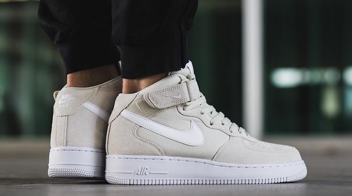 nike air force one high beige retro