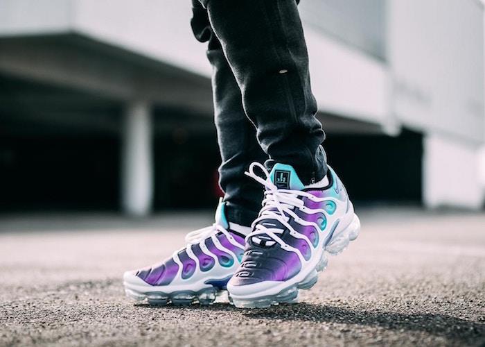 nový pánsky basketbalový basketbalový dres Nike VaporMax Plus v bielo fialovom štýle 201!
