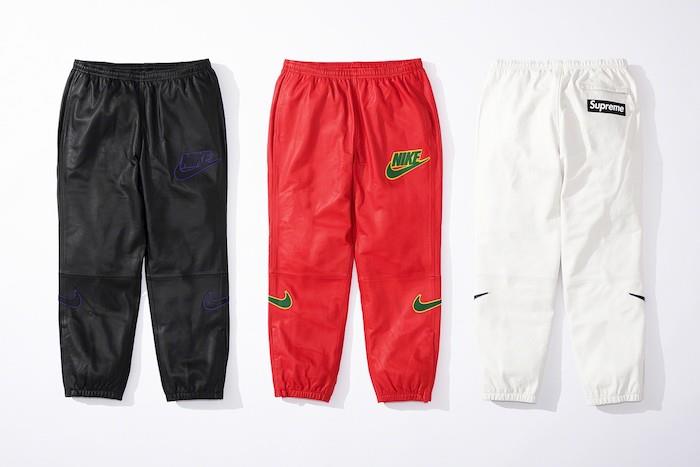 Supreme a Nike sa vracajú s celokoženou kombináciou športového oblečenia jeseň / zima 2019