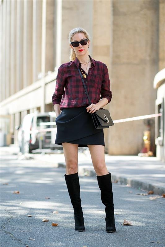 ootd-how-to-dress-tomorrow-outfit-ideas-chic-cool-plaid-shirt