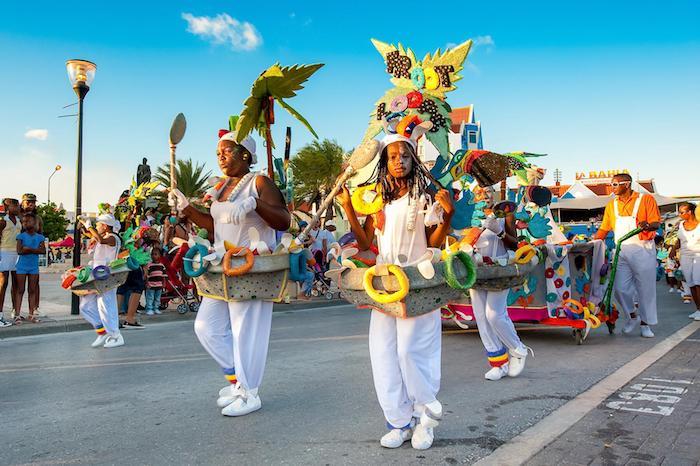 Karibierna och deras firande av helgdagen, tjejkarnevaldräkt, karnevalskostymidé