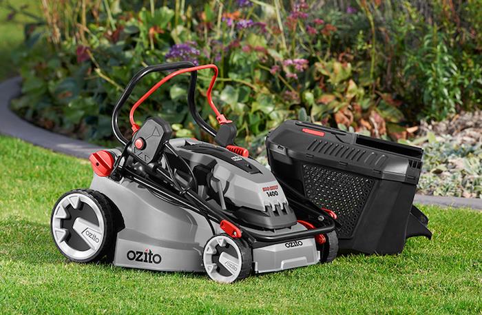 ozito-elektrisk-gräsklippare-design