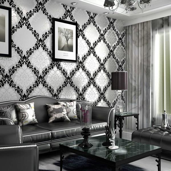 الباروك - ورق الجدران - أنيقة - غرفة المعيشة