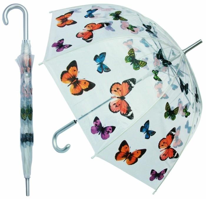 veľkosť dáždnika-zvončeka-motýľov