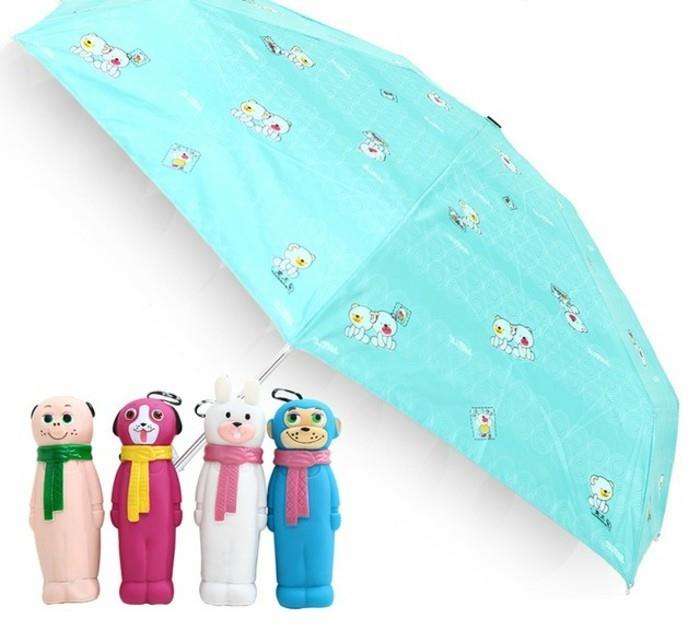 skladací dáždnik-rôzne-postavy-deti-zmenená veľkosť