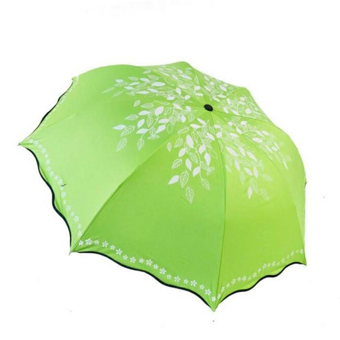 skladací dáždnik-jablko-zelený