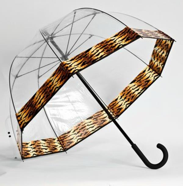zvierací vzor-transparentný-dáždnik