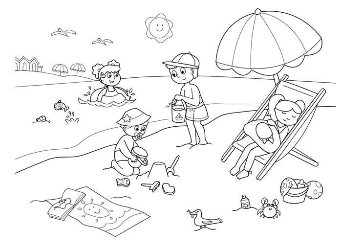 مظلة الشاطئ عطلة ألعاب الأطفال على كرسي سطح السفينة ألعاب بلاستيكية رمل البحر مظلة الشمس رسم للأطفال الفتيات الفتيان