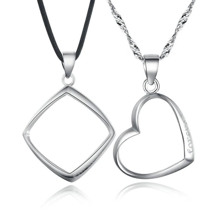 hänge-silver-cirklar-halsband-av-läder-och-silver-storlek