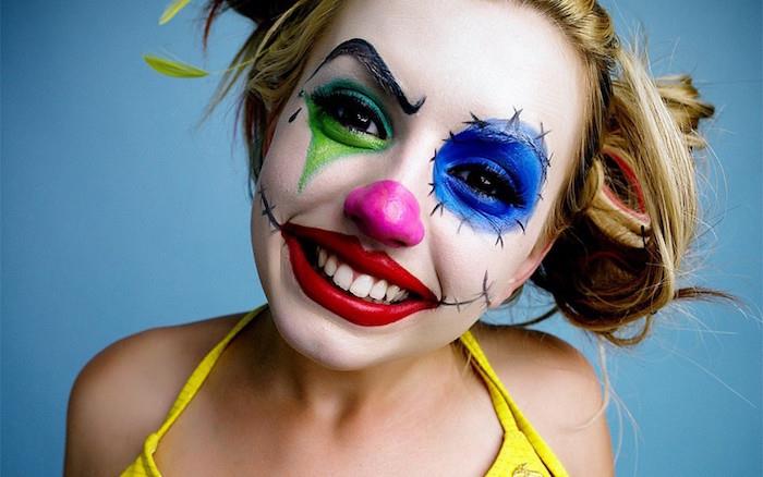 hur man gör enkel clownmakeup