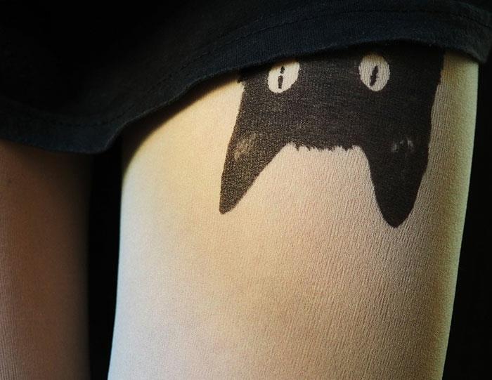 Cool tetovanie predlaktia Ženy Tetovanie Mandala Ženy Čierna mačka Tetovanie spodnej časti paže