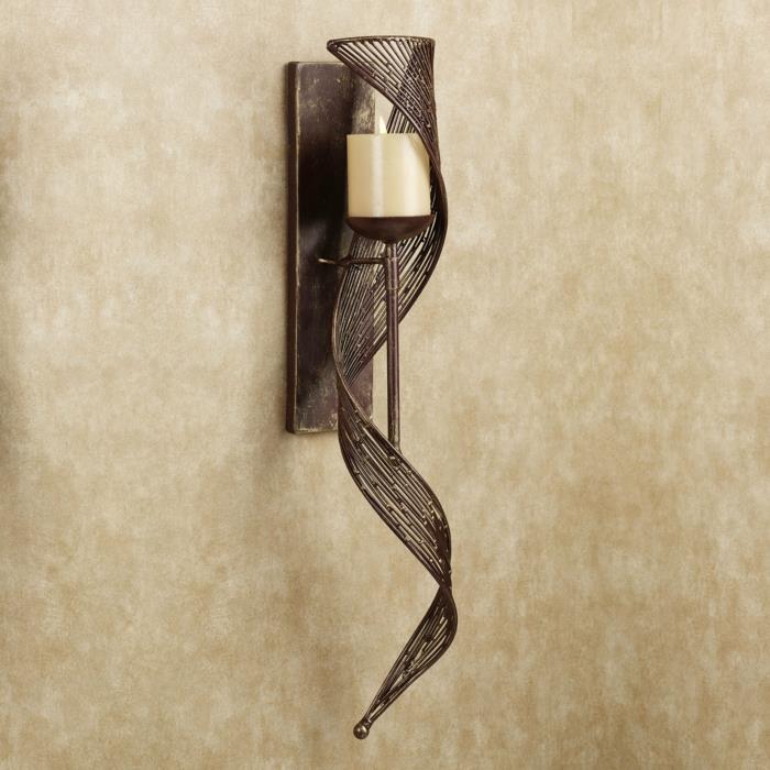 tealight-wall-design-candlestick-interior-design-idea