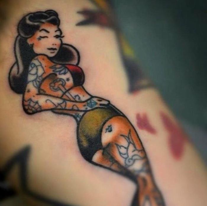 tetované pin up tetovanie a pinup tetovanie