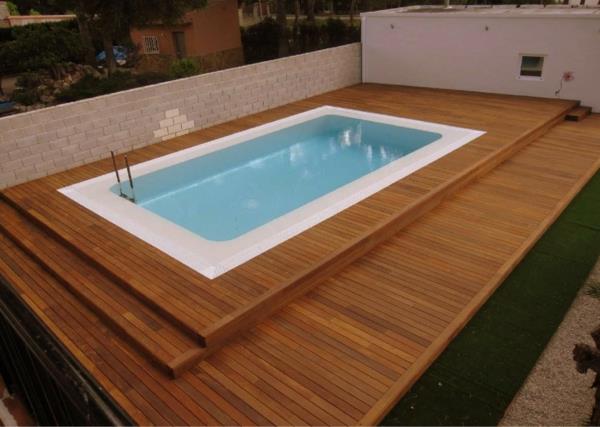 nápady na obdĺžnikový-drevený-bazén-bazén-bazén