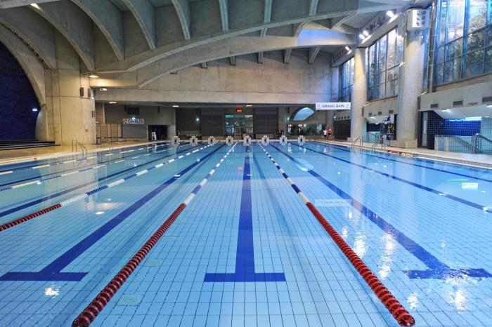 حمام السباحة الأولمبي المعاصر العمارة