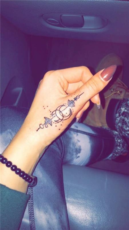 Fantastické tetovanie pre ženy tetovanie pre ženy tetovanie na rukách mesiace skvelý nápad