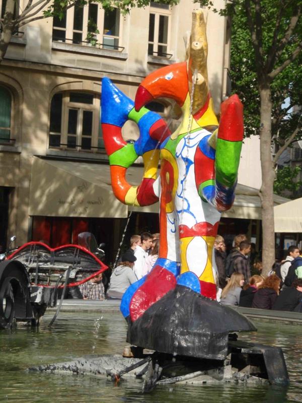 pompidou-fontän-de största museerna i världen