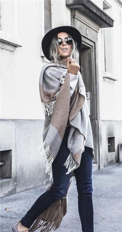 poncho-woman-winter-cape-a-fringes-boho-chic-style-in-grey-and-beige