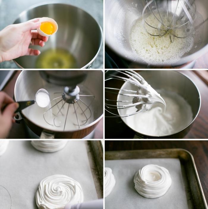 enkel maräng förberedelsehandledning med ägg och tandsten, enkelt och originellt påskbo recept i bo maräng form