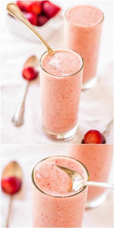 veľmi ľahké smoothie-recept-jahodové-smoothie