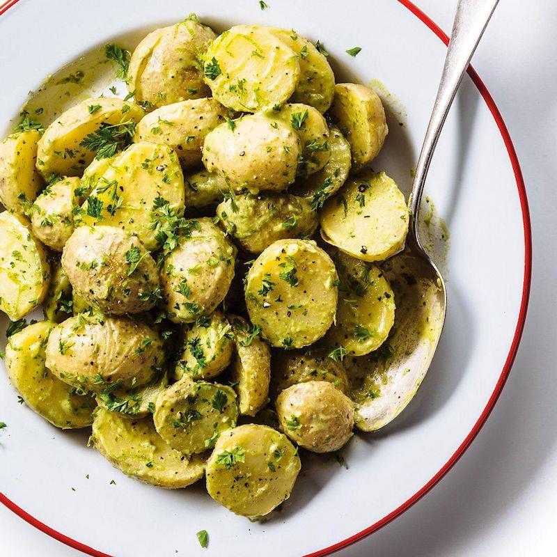 ľahký zemiakový recept s bylinkami