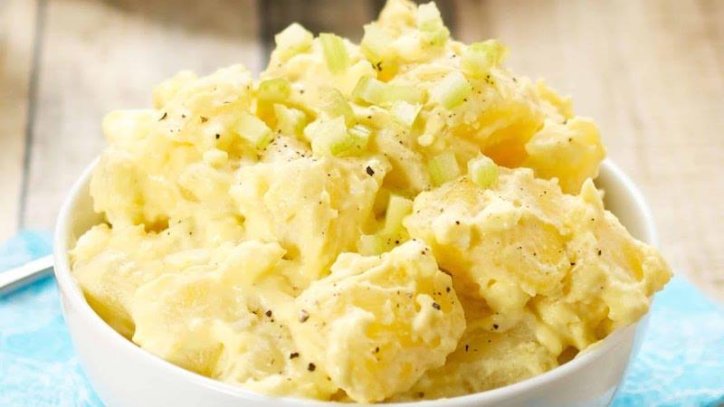 jednoduchý recept na zemiakovú kašu