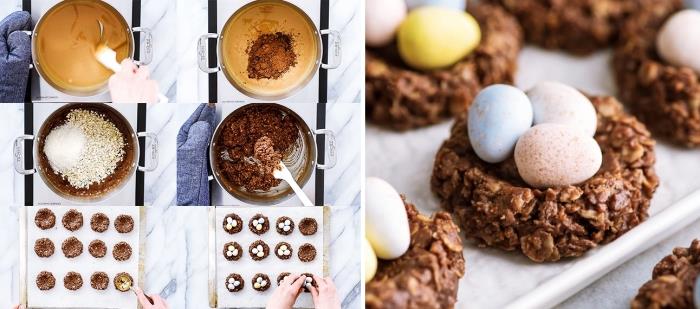 hur man förbereder en hälsosam påskdessert med jordnötssmör, sött och nyttigt havregrynsrecept