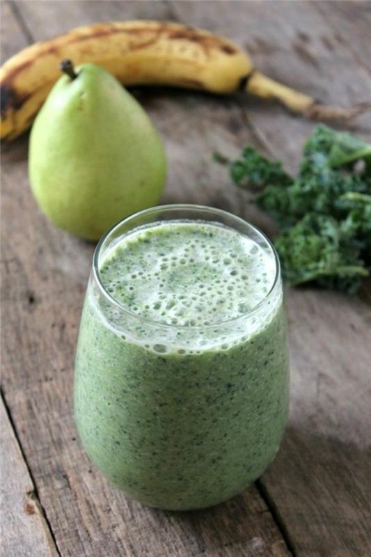 recept na banán-a-hrušku-kale-smoohie-zelené-smoohie