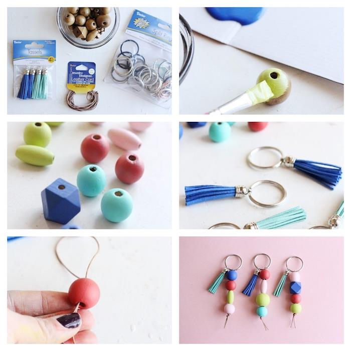 البرنامج التعليمي لكل أجرة Orecchini، accessori con palline di legno، pensierini di Natale