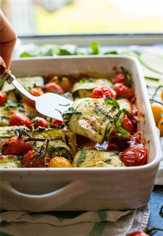 nápad na vegetariánsky valentínsky recept na cuketové ravioli s ricottou