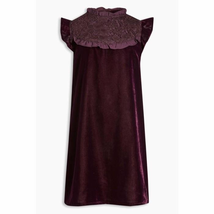 vinröd-färgad-vinröd-sammet-festklänning-med-spets-infälld-storlek