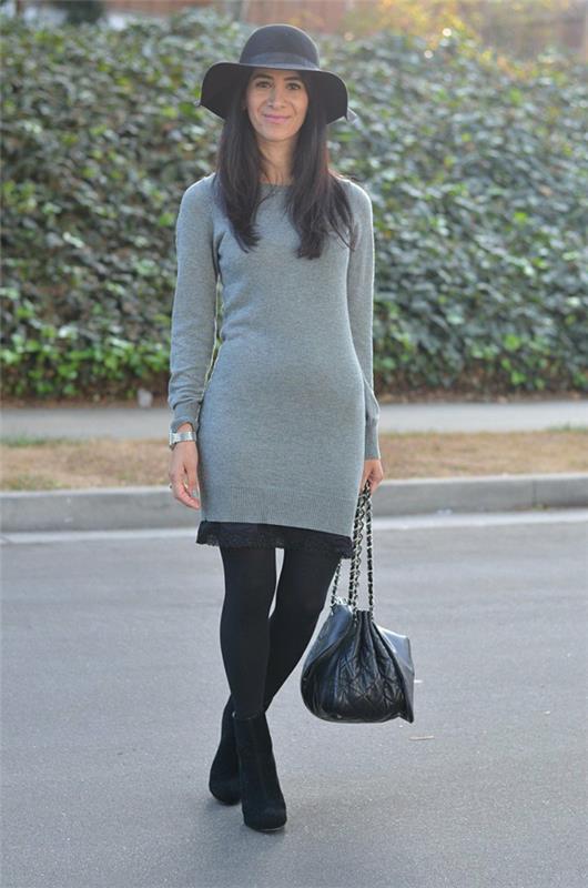 grå-tröja-klänning