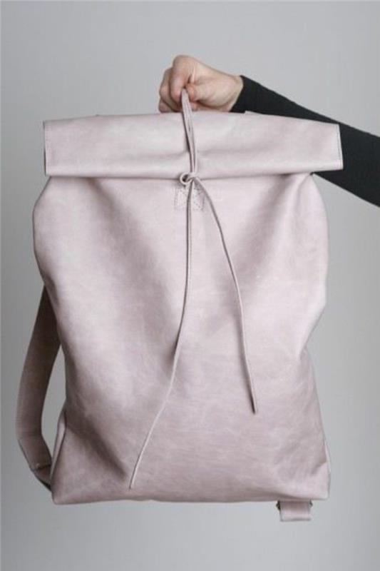 dam-ryggsäck-blekrosa-läder-de-senaste-modetrenderna-billig-ryggsäck-i-rosa-läder