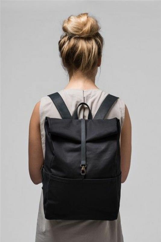 ryggsäck-kvinna-svart-beige-klänning-kvinna-de-senaste-trenderna-i-ryggsäcken-kvinna