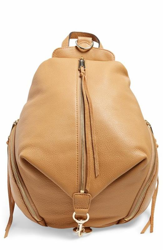 vintage Nordstrom ryggsäck i ljus beige färg mjuk till beröringsväska