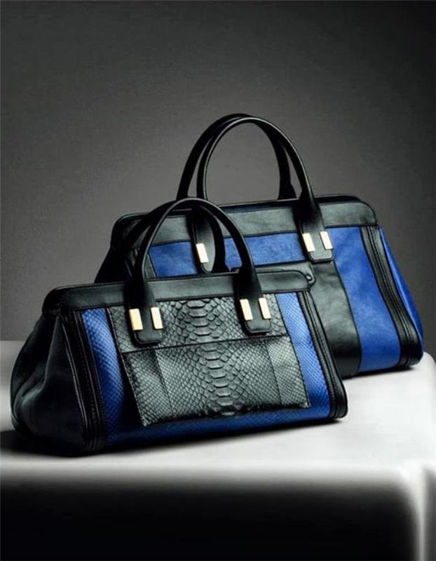 blå-och-svart-chloe-väska-chloe-handväska