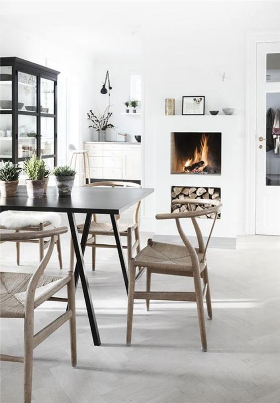 skandinavisk-matsal-skandinavisk stil-interiör