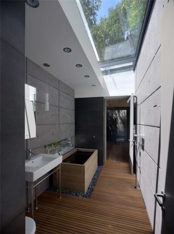 شيك-حمام-خشبي-أرضية-سقف-مع-فيلوكس-سقف-نافذة-كيف-تختار-سقف-زجاج