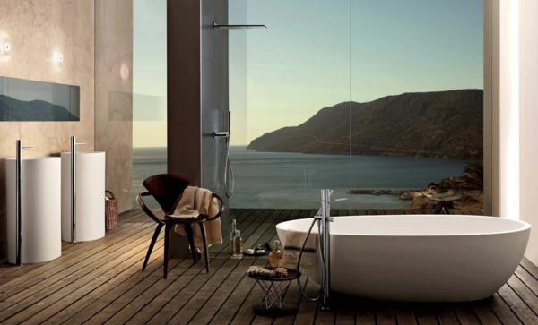 Zen-moderný dizajn-kúpeľňa-vaňa-veľkosť okna