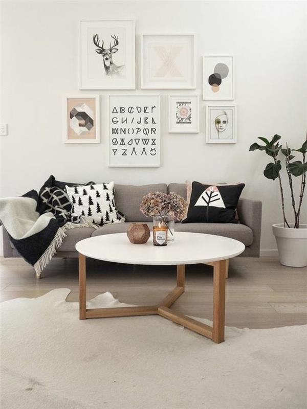 obývačka-béžová-sedačka-konferenčný stolík-nízka-biela-okrúhla-béžová-sedačka-obývačka