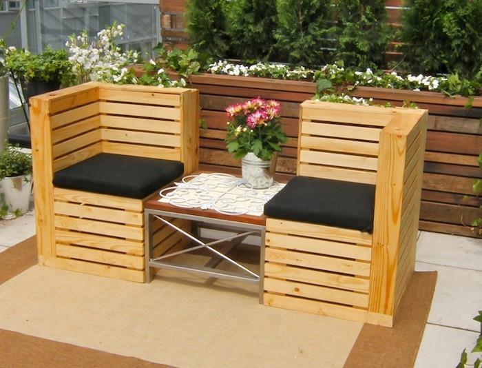 moderný dizajn-paleta-záhradný nábytok