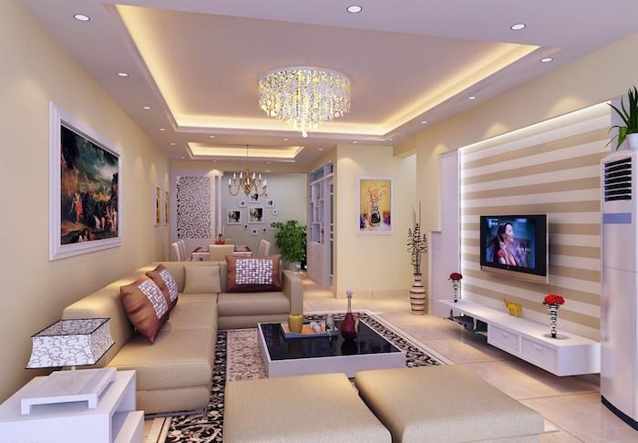 luxusný byt moderná dekorácia obývačky súčasná dekorácia obývačky