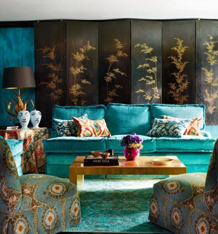 orientalisk-salong-sedari-marockansk-dekoration-modern-vardagsrum-dekoration-i-blå-och-guld