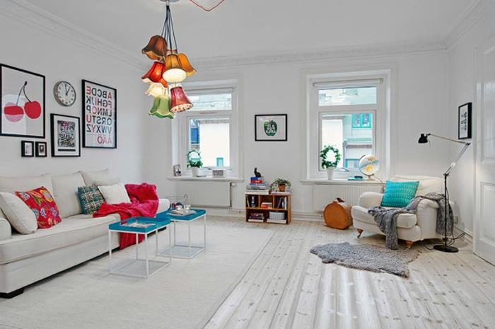 الاسكندنافية-غرفة المعيشة-الحد الأدنى-أرضية-بيضاء