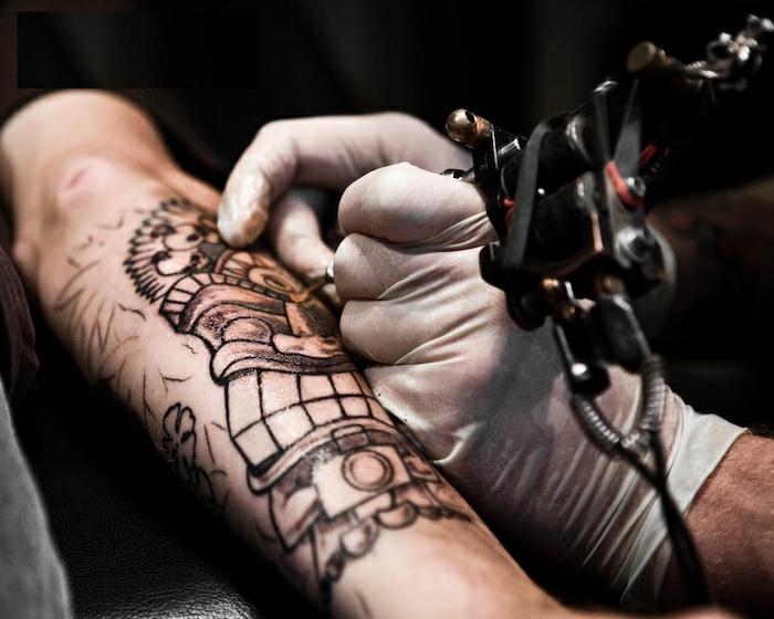 Spoločné tetovanie, tetovanie predlaktia spoločné tetovanie pre pár, dajte si urobiť prvé tetovanie u tatéra
