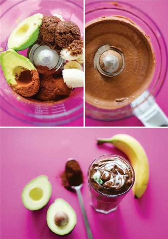 smoothie-dezert-nápad-smoothie-čokoláda-banány-a-avokádo
