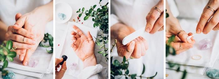 krása starostlivosť o ruky detox nechtov bez laku na nechty jar 2021 japonská manikúra