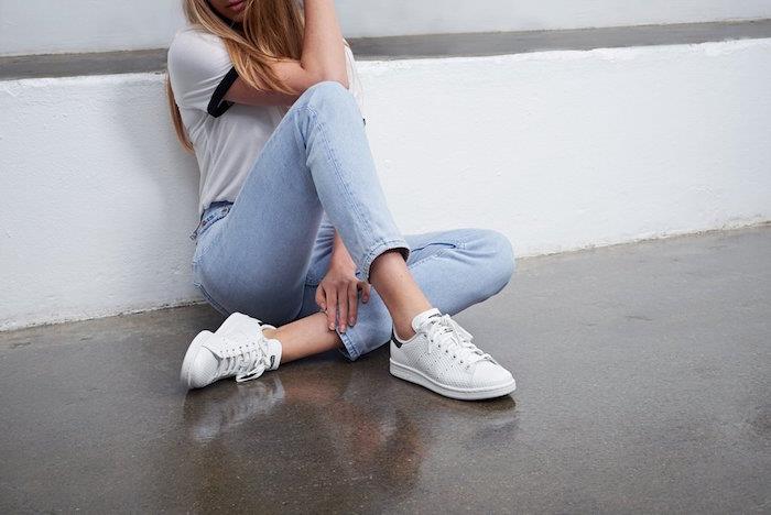 stan-smith-adidas-women-white-blue-originals-hipster-girl